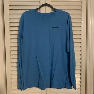 Patagonia Men's Long Sleeve Shirt in Vibrant Blue
